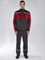 Костюм Нембус-1 СОП (тк.Смесовая,220) брюки, т.серый/красный - фото 11294691