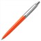 Ручка шариковая PARKER "Jotter Orig Orange", корпус оранжевый, детали хром, блистер, синяя, 2076054 - фото 11301619