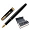Ручка перьевая PARKER "Sonnet Core Matt Black GT", корпус черный матовый лак, позолоченные детали, черная, 1931516 - фото 11702439