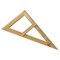 Треугольник для классной доски (треугольник классный), деревянный, 60х30х40 см, прямоугольный, С364 - фото 13105828