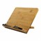 Подставка для книг и планшетов бамбуковая BRAUBERG, 28х20 см, регулируемый наклон, 237895 - фото 13109551