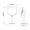 Настольное косметическое зеркало Savol JAVA S-M113H - фото 16982966