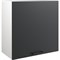 Навесной шкаф Атмосфера 60см Simple В600 Антрацит/ Белый - фото 16989362