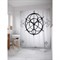 Шторка-занавеска для ванной JoyArty Кольцевой символ - фото 17014814