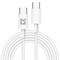 Кабель USB Type-C-Type-C, 30 Вт, белый, 2 м, DEFENDER F182, 87537 - фото 17418175