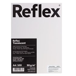 Калька REFLEX А4, 90 г/м, 100 листов, Германия, белая, R17119 - фото 11015707
