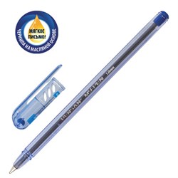Ручка шариковая масляная PENSAN "My-Pen", СИНЯЯ, корпус тонированный синий, узел 1 мм, линия письма 0,5 мм, 2210 - фото 11019004