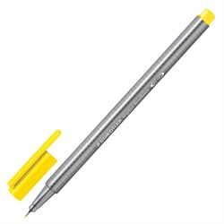 Ручка капиллярная (линер) STAEDTLER "Triplus Fineliner", ЖЕЛТАЯ, трехгранная, линия письма 0,3 мм, 334-1 - фото 11021492