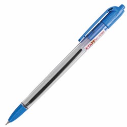 Ручка шариковая масляная автоматическая STAFF "OBP-252", СИНЯЯ, узел 0,7 мм, линия 0,35 мм, 142969 - фото 11024071