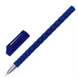 Ручка шариковая масляная BRAUBERG "Orient", СИНЯЯ, корпус синий, узел 0,7 мм, линия письма 0,35 мм, 142999 - фото 11024148