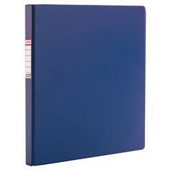 Папка с металлическим пружинным скоросшивателем BRAUBERG, картон/ПВХ, 35 мм, синяя, до 290 листов, 223187 - фото 11052409
