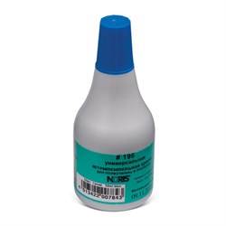 Краска штемпельная NORIS, синяя, 50 мл (специальная для полиэтилена и полипропилена), 196Сс - фото 11052849