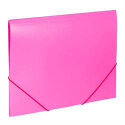 Папка на резинках BRAUBERG "Office", розовая, до 300 листов, 500 мкм, 228083 - фото 11061610