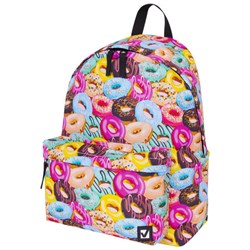 Рюкзак BRAUBERG СИТИ-ФОРМАТ универсальный, "Donuts", разноцветный, 41х32х14 см, 228862 - фото 11065223