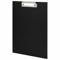 Доска-планшет STAFF "EVERYDAY" с прижимом А4 (225х316 мм), картон/бумвинил, РОССИЯ, черная, 229051 - фото 11065898