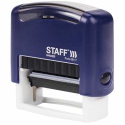 Штамп стандартный STAFF "ОПЛАЧЕНО", оттиск 38х14 мм, "Printer 9011T", 237421 - фото 11077345