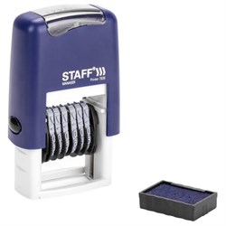 Нумератор 6-разрядный STAFF, оттиск 22х4 мм, "Printer 7836", 237434 - фото 11077449
