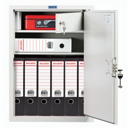 Шкаф металлический для документов AIKO "SL-65Т" светло-серый, 630х460х340 мм, 17 кг - фото 11083403