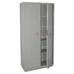 Шкаф металлический для документов КБС-10, (1850х880х390 мм; 90 кг), 2 отделения, сварной - фото 11084745
