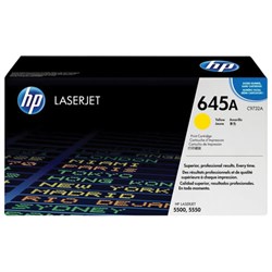Картридж лазерный HP (C9732A) Color LaserJet 5500/5550, желтый, оригинальный, ресурс 12000 страниц - фото 11088289