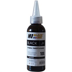 Чернила HI-BLACK для HP (Тип H) универсальные, черные 0,1 л, водные, 15070103961U - фото 11088411