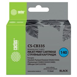 Картридж струйный CACTUS (CS-CB335) для HP C4283/C4383/J5783/Deskjet D4263, черный - фото 11088618