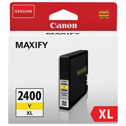 Картридж струйный CANON (PGI-2400XLY) iB4040/MB5040/MB5340, желтый, оригинальный, ресурс 1500 стр., 9276B001 - фото 11088845