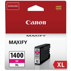 Картридж струйный CANON (PGI-1400XLМ) МВ2040/МВ2340, пурпурный, оригинальный, ресурс 900 стр., 9203B001 - фото 11088847