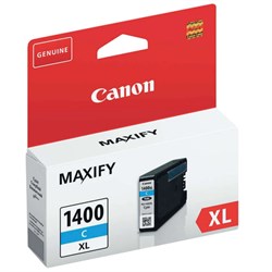 Картридж струйный CANON (PGI-1400XLС) МВ2040/МВ2340, голубой, оригинальный, ресурс 900 стр., 9202B001 - фото 11088849