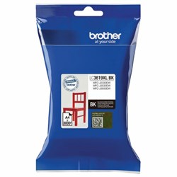 Картридж струйный BROTHER (LC3619XLBK) для MFC-J3530DW/J3930DW, черный, оригинальный, ресурс 3000 страниц - фото 11090351