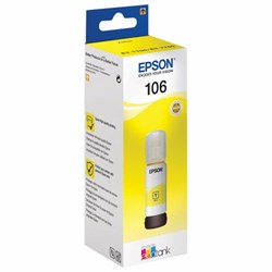 Чернила EPSON 106 (C13T00R440) для СНПЧ L7160/L7180, желтые, ОРИГИНАЛЬНЫЕ - фото 11090375