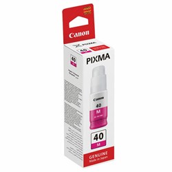 Чернила CANON (GI-40M) для СНПЧ Pixma G5040/G6040, пурпурные, ресурс 7700 страниц, оригинальные, 3401C001 - фото 11090398