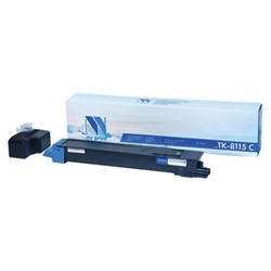 Тонер-картридж NV PRINT (NV-TK8115С) для Kyocera M8124cidn/M8130cidn, голубой, ресурс 6000 страниц - фото 11090688