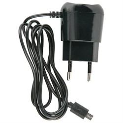 Зарядное устройство сетевое (220 В) RED LINE TCP-1A, кабель micro USB 1 м, выходной ток 1 А, черное, УТ000010348 - фото 11101725