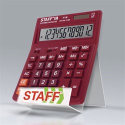 Подставка для калькуляторов STAFF рекламная 90 мм, 504881 - фото 11105711