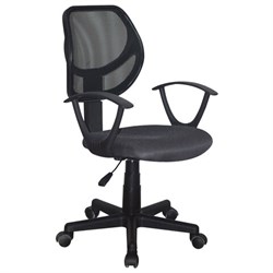Кресло компактное BRABIX "Flip MG-305", ткань TW, серое/черное, 531951 - фото 11114671