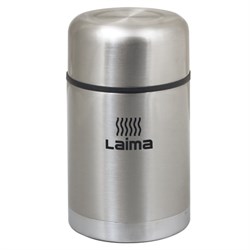 Термос LAIMA универсальный с широким горлом, 0,8 л, нержавеющая сталь, 601408 - фото 11121596