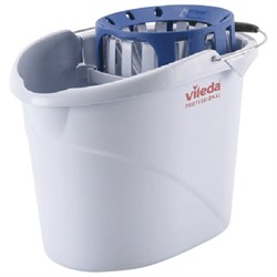 Ведро VILEDA "Супер-моп", с системой отжима для веревочных и ленточных МОПов, овальное, объем 10 л, 122705 - фото 11122777