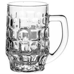 Набор кружек для пива, 2 шт., объем 500 мл, фактурное стекло, "Pub", PASABAHCE, 55289 - фото 11126120