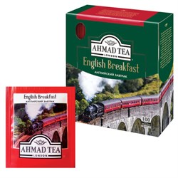 Чай AHMAD "English Breakfast" черный, 100 пакетиков в конвертах по 2 г, 600i-08 - фото 11133760