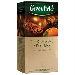 Чай GREENFIELD "Christmas Mystery" черный, 25 пакетиков в конвертах по 1,5 г, 0434-10 - фото 11133827