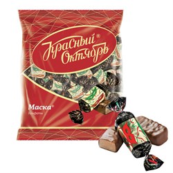 Конфеты шоколадные КРАСНЫЙ ОКТЯБРЬ "Маска", 250 г, пакет, РФ04867 - фото 11133943