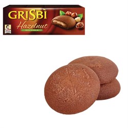 Печенье GRISBI (Гризби) "Hazelnut", с начинкой из орехового крема, 150 г, Италия, 13829 - фото 11134085