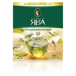 Чай ПРИНЦЕССА ЯВА зеленый, 100 пакетиков по 2 г, 0880-18 - фото 11134190
