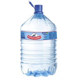 Вода питьевая для кулера негазированная ЧЕРНОГОЛОВКА 19 л, одноразовая пластиковая бутыль - фото 11134328
