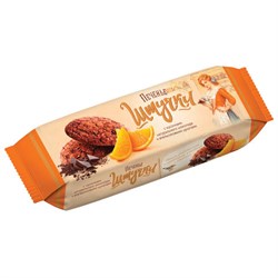 Печенье овсяное ШТУЧКИ с кусочками шоколада и апельсиновыми цукатами, сдобное, 160 г, 60261152 - фото 11134475