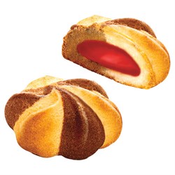 Печенье БЕЛОГОРЬЕ "Шапито" сдобное с клубничной начинкой, гофрокороб 2,3 кг, 37-10 - фото 11134491