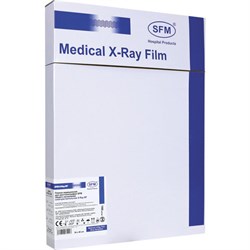 Рентгеновская пленка синечувствительная, SFM X-Ray BF, КОМПЛЕКТ 100 л., 30х40 см, 629039 - фото 11136768