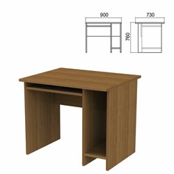 Стол компьютерный "Арго", 900х730х760 мм, орех - фото 11137782