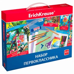 Набор школьных принадлежностей в подарочной коробке ERICH KRAUSE, 43 предмета, 45413 - фото 11140728